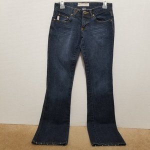 Tyte jeans 3 denim bootcut flare whiskered early 2000's Y2K stretch low rise